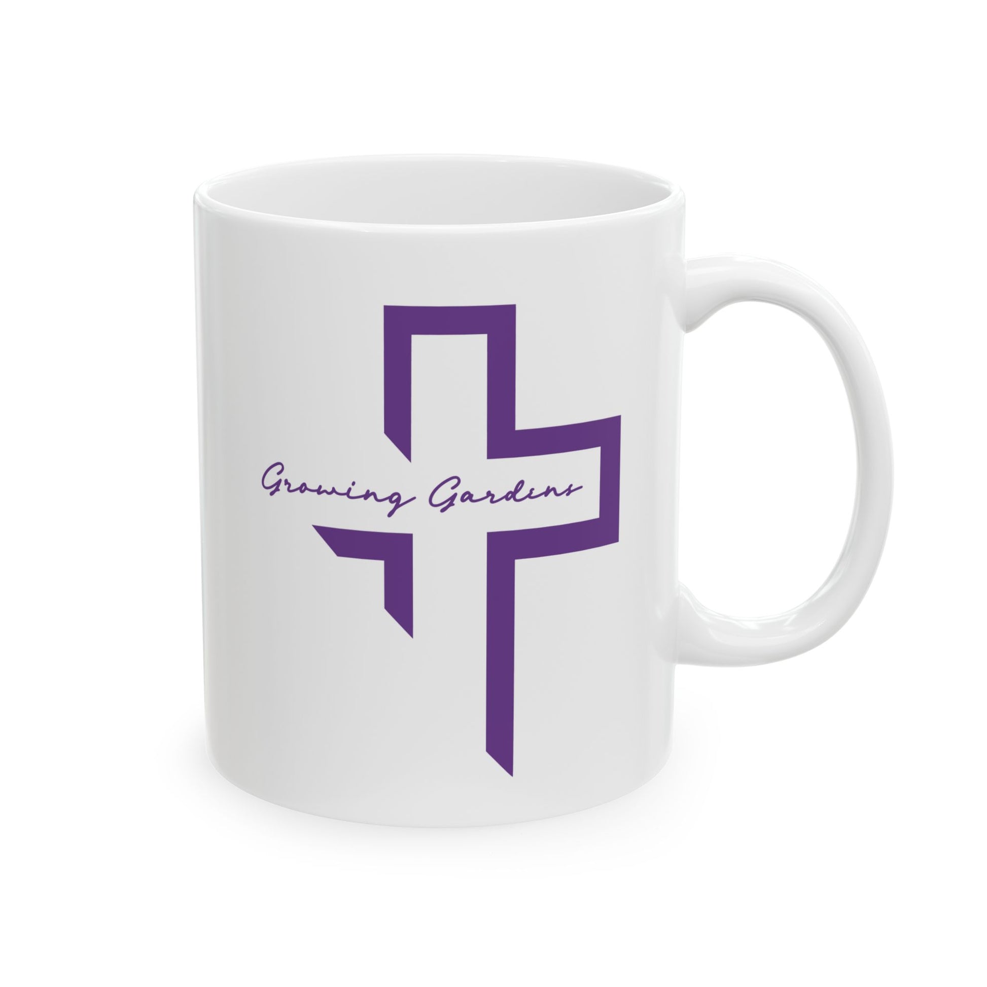 GG Cross Ceramic Mug - Purple