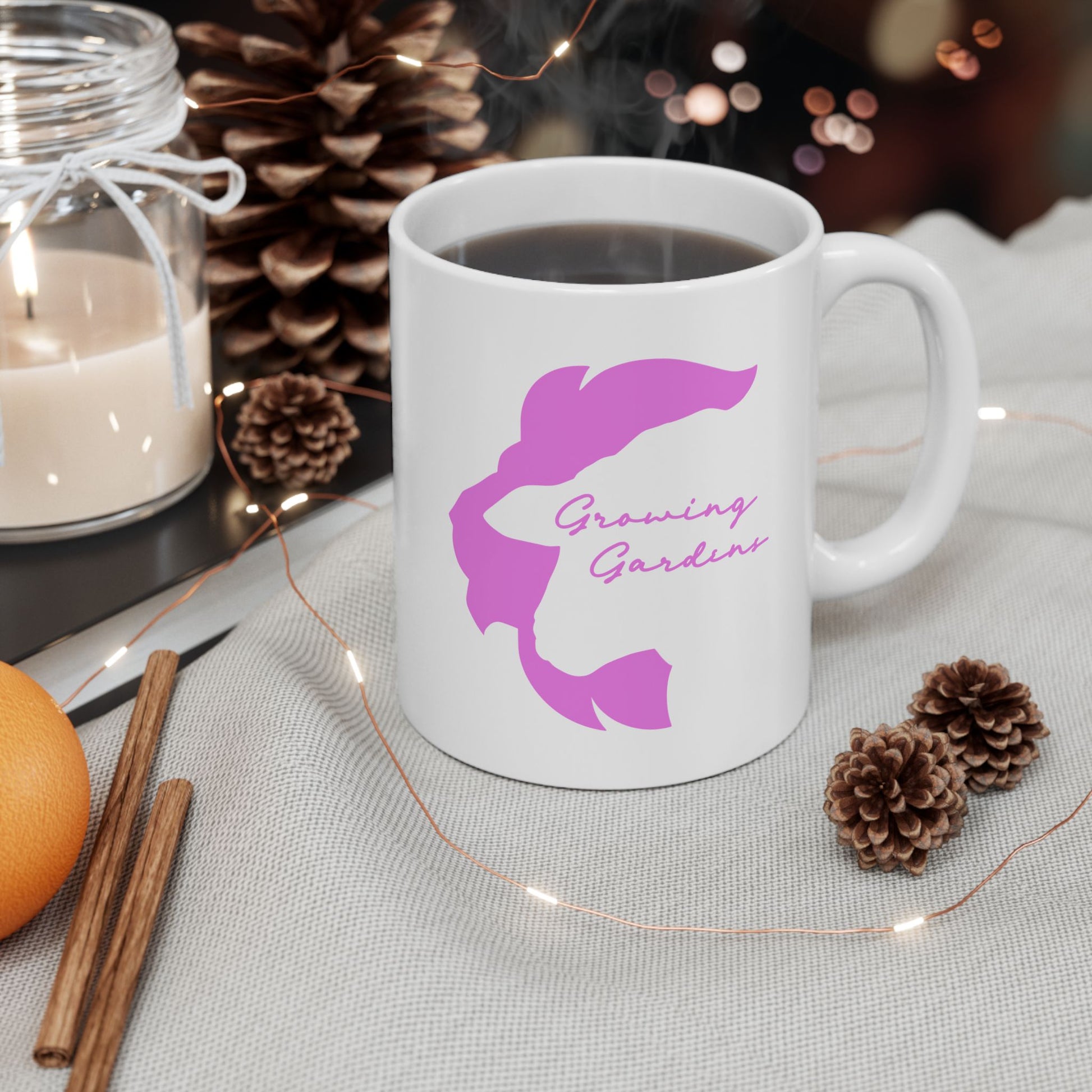 LL Design Ceramic Mug - Pink