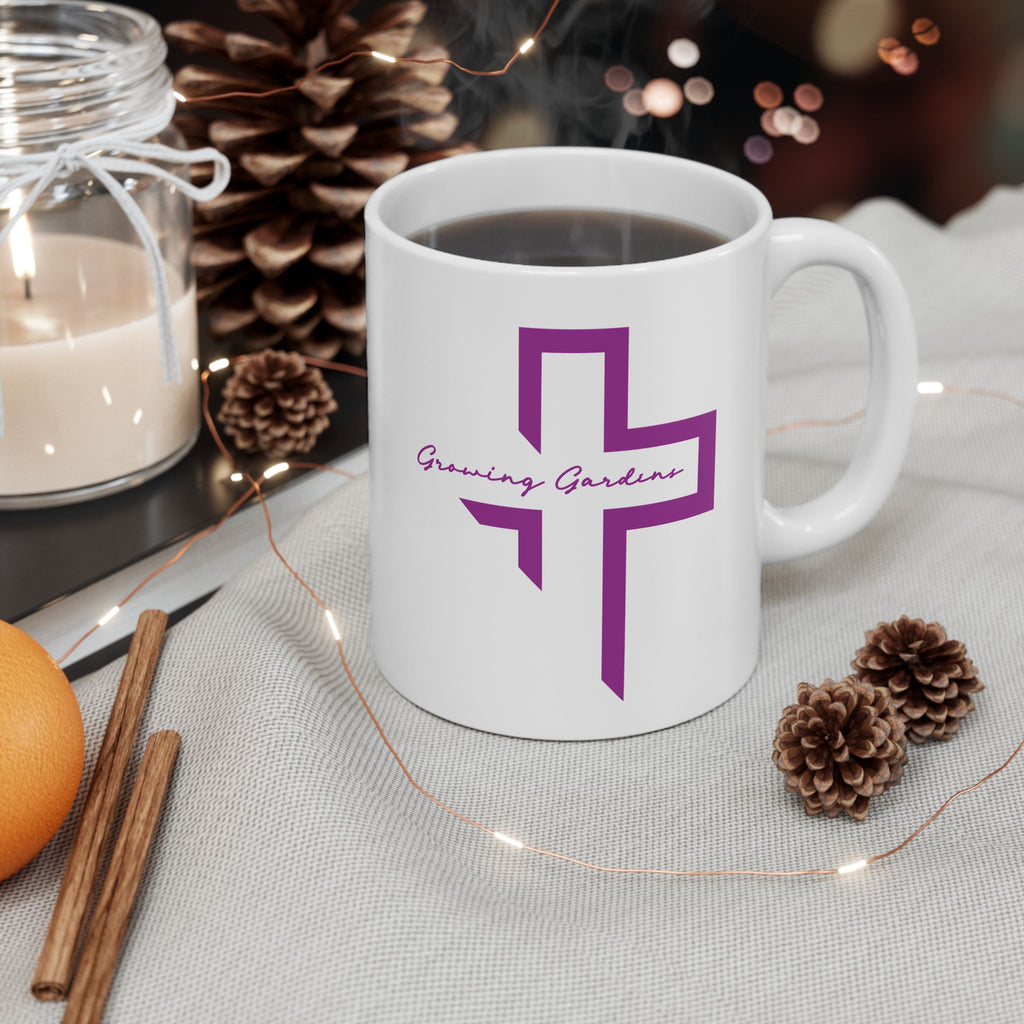 GG Cross Ceramic Mug - Pink