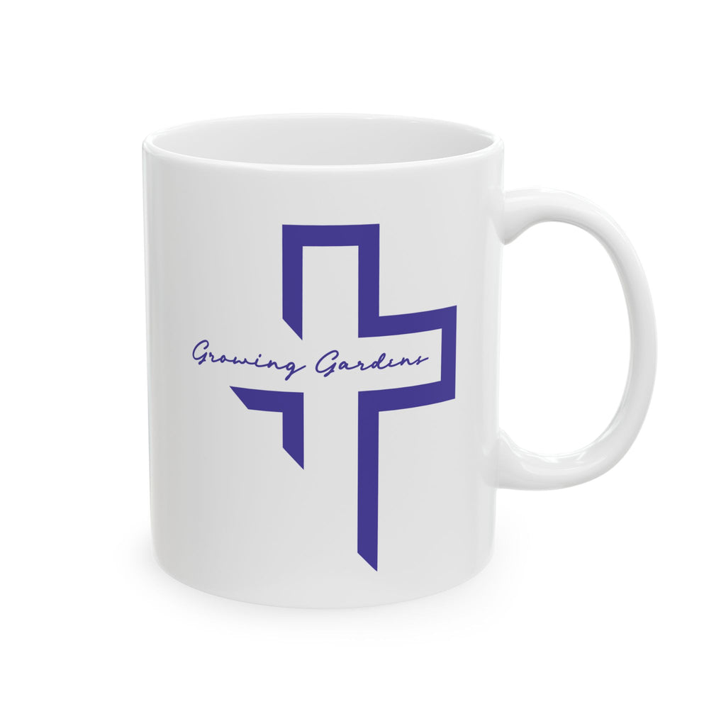 GG Cross Ceramic Mug - Blue