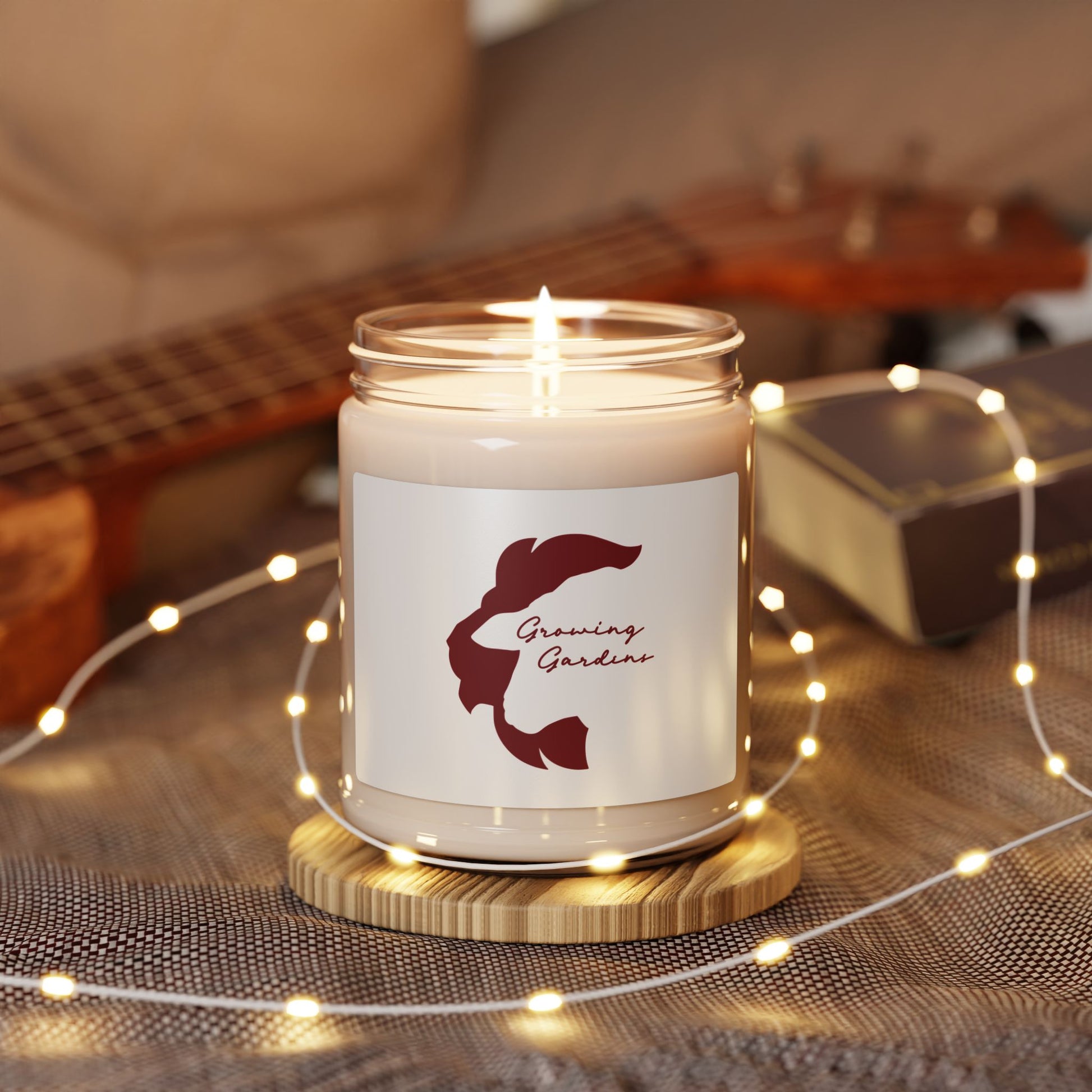 LL Design Soy Candle – Deep Red