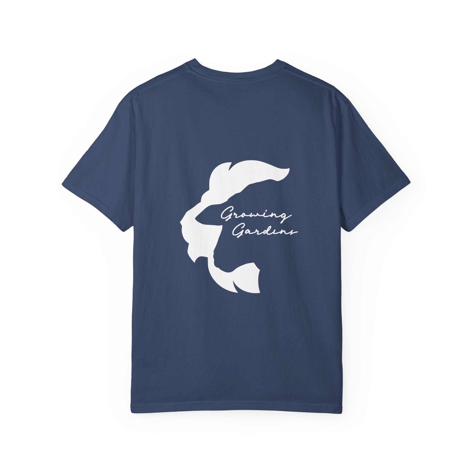 GG Script Tee with LL Design - China Blue