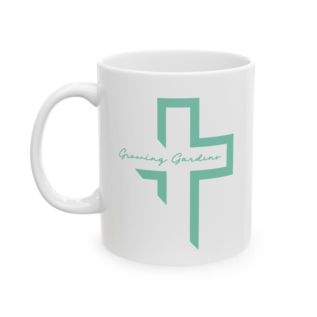 GG Cross Ceramic Mug - Teal