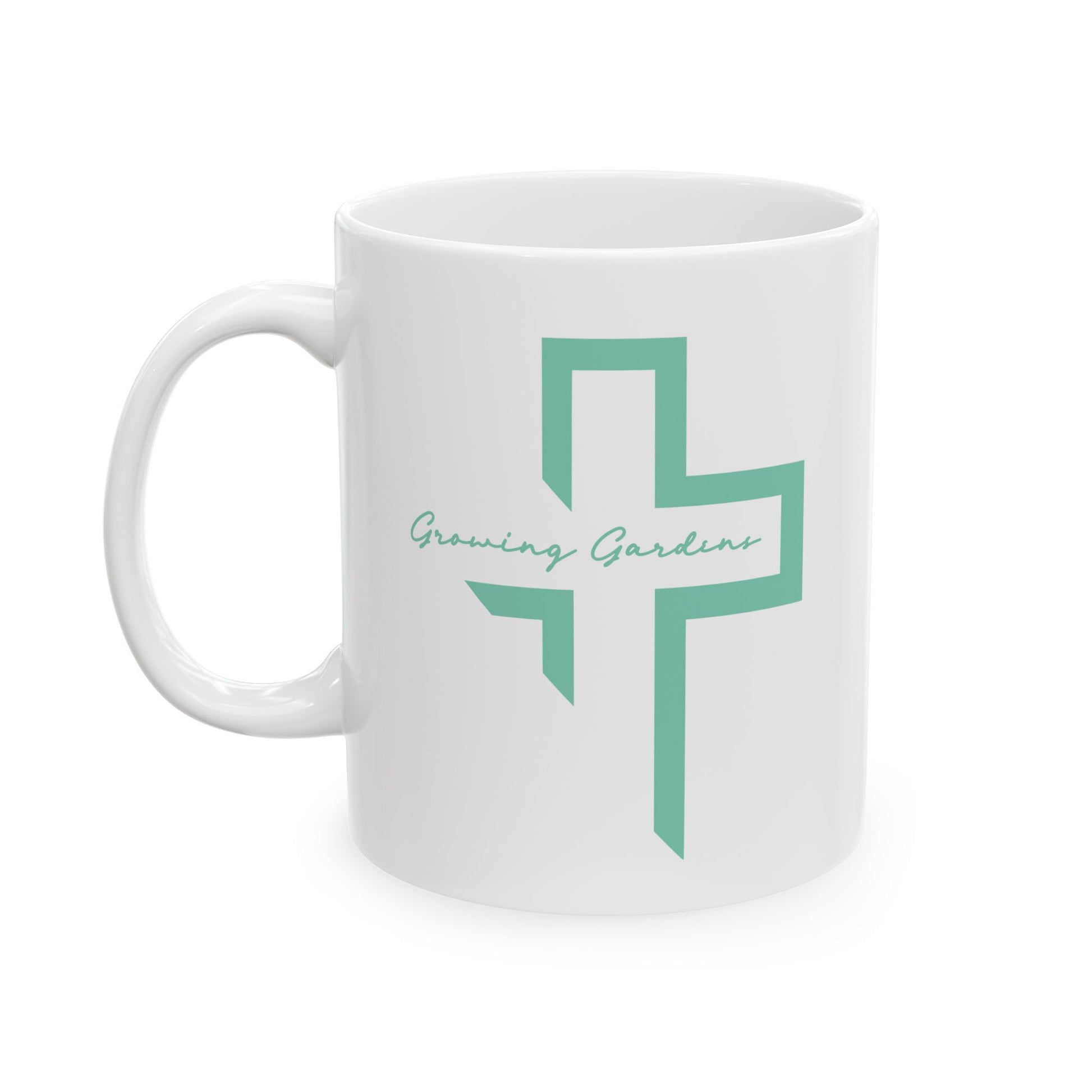 GG Cross Ceramic Mug - Teal