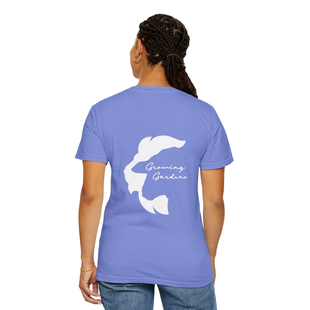 GG Script Tee with LL Design - Bay Blue