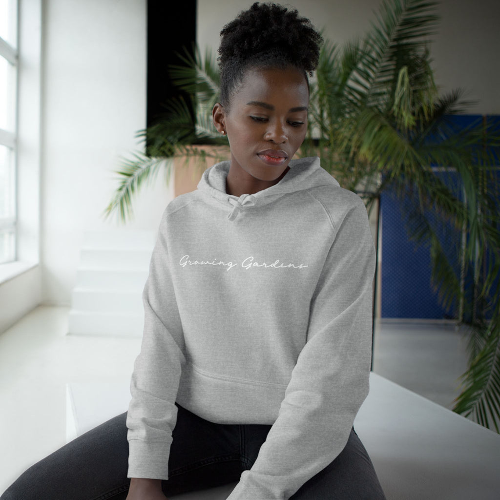 GG Script with Cross Hoodie - Athletic Heather