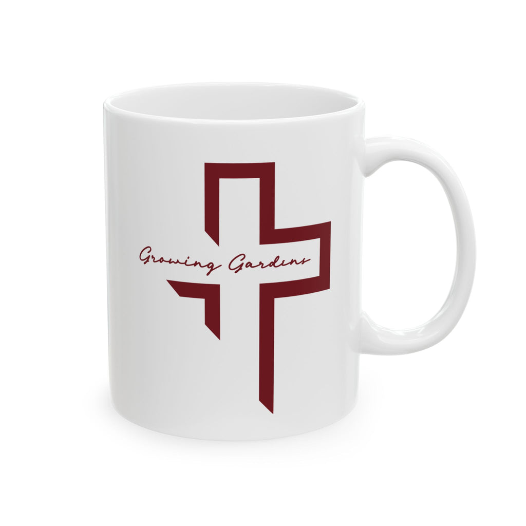 GG Cross Ceramic Mug - Deep Red