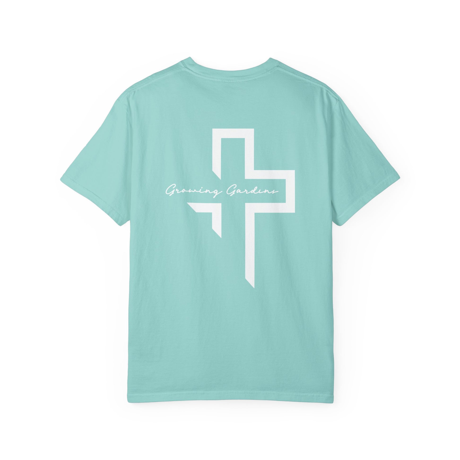 Quarter Chest GG Cross Tee - Chalky Mint