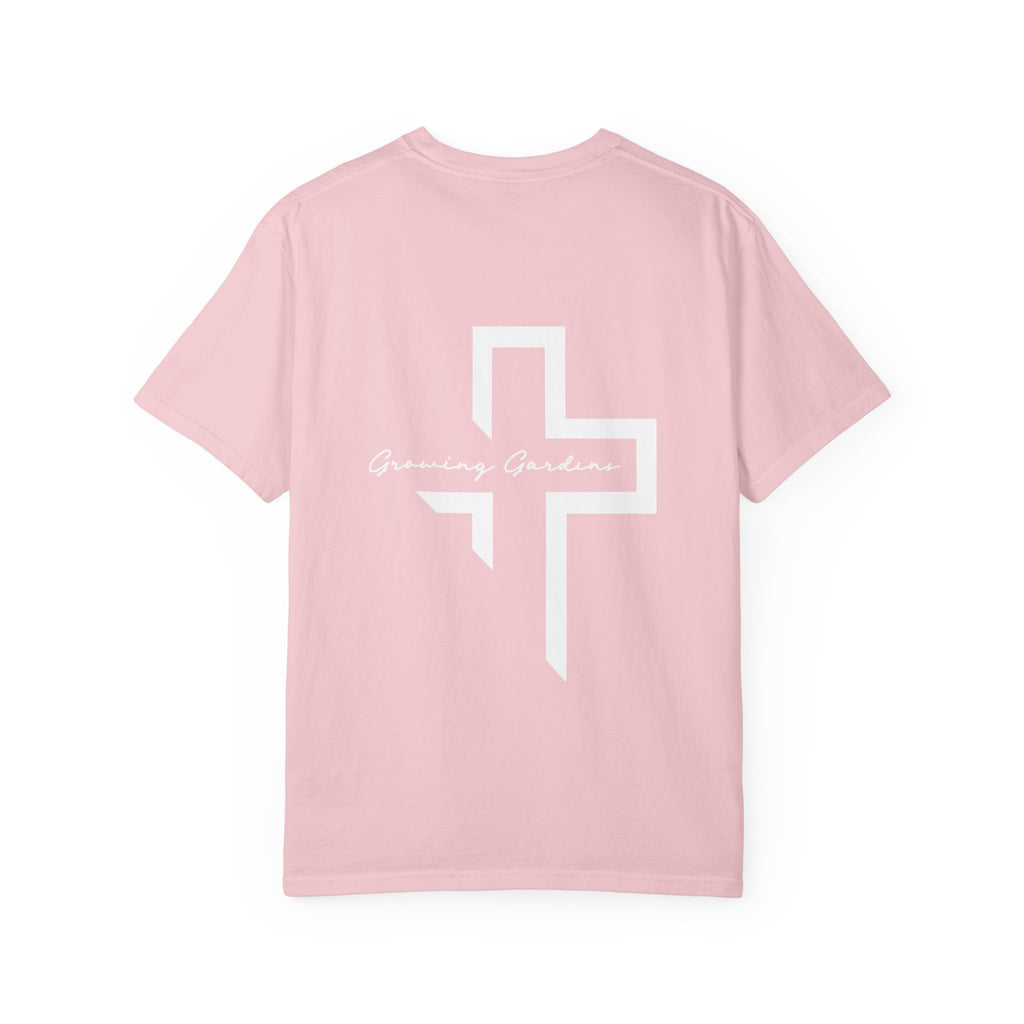 GG Script Tee with Cross - Blossom