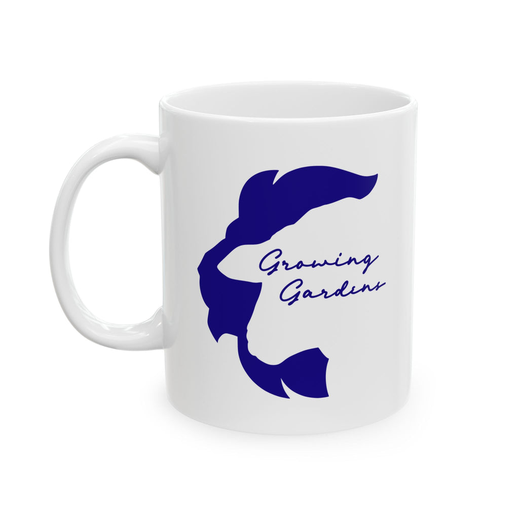 LL Design Ceramic Mug - Blue