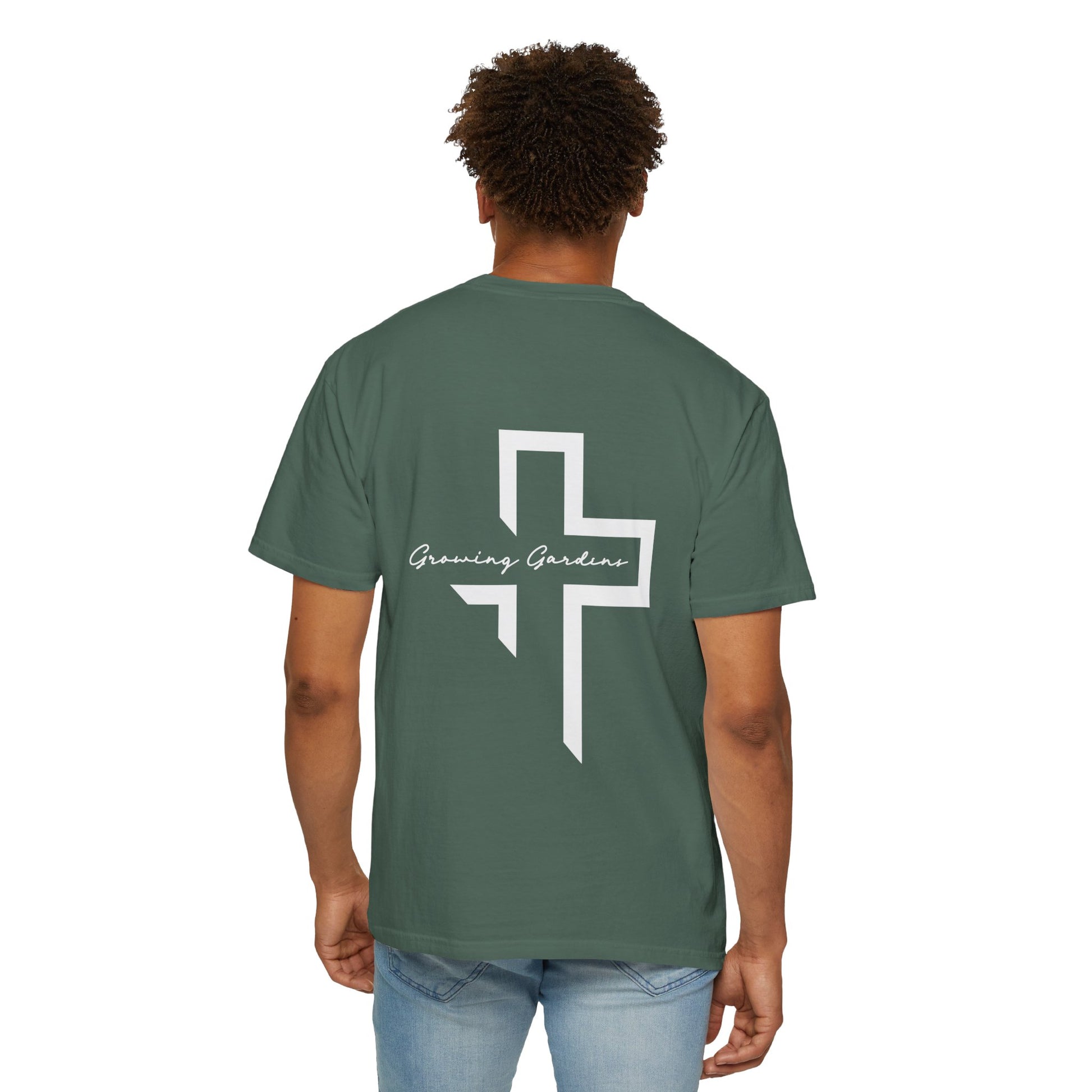 Quarter Chest GG Cross Tee - Blue Spruce