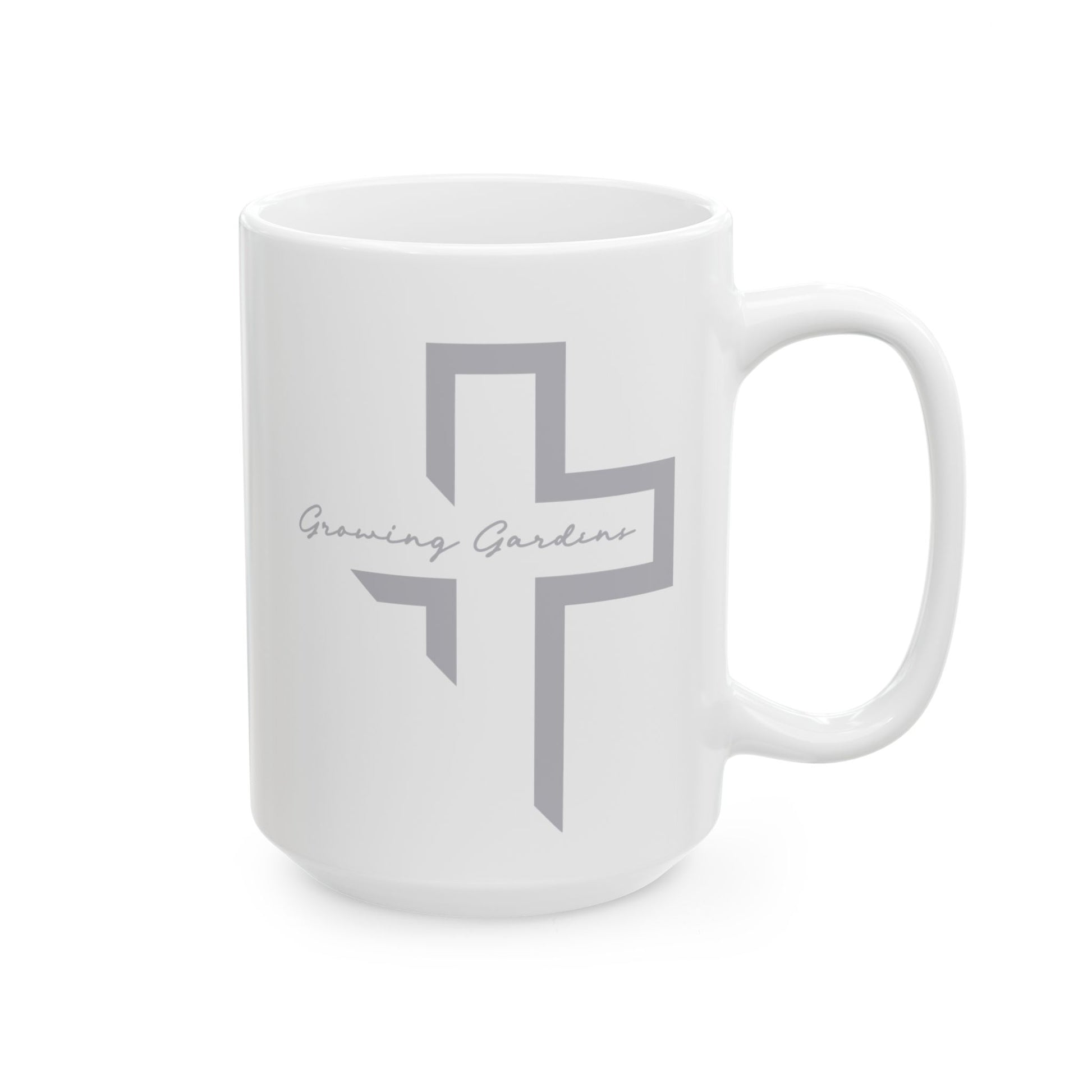 GG Cross Ceramic Mug - Grey
