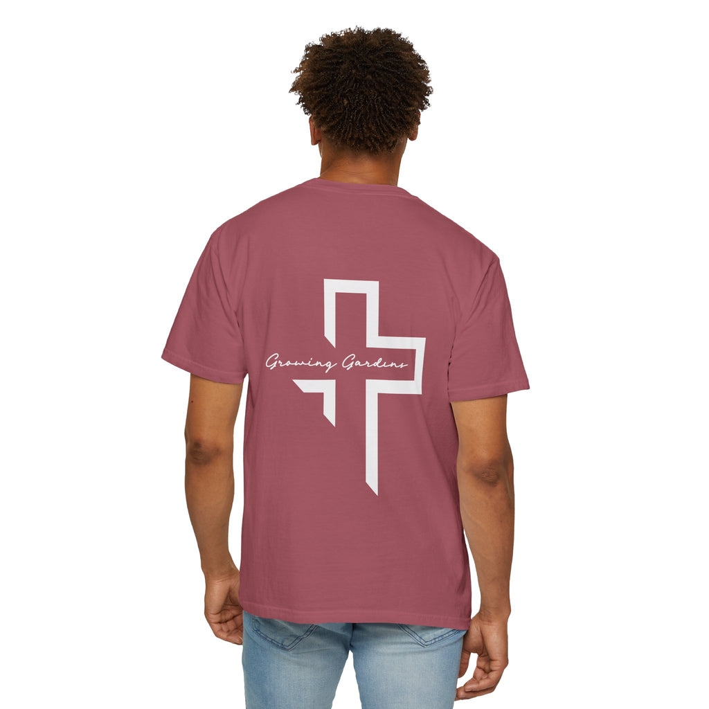 Quarter Chest GG Cross Tee -  Crimson