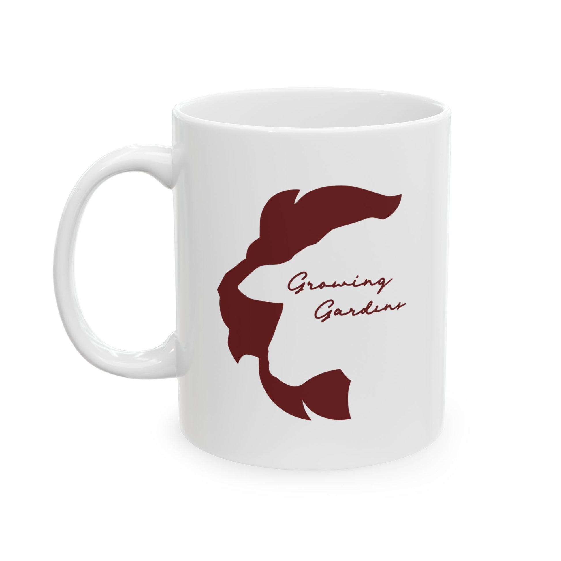 LL Design Ceramic Mug - Deep Red