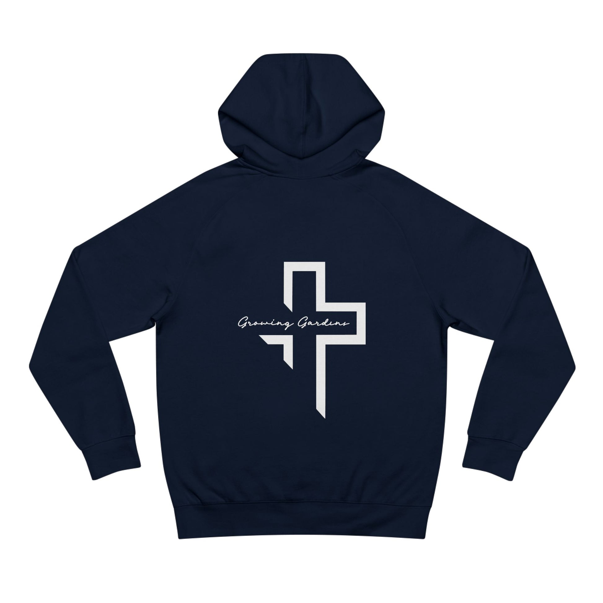 GG Script with Cross Hoodie - Navy