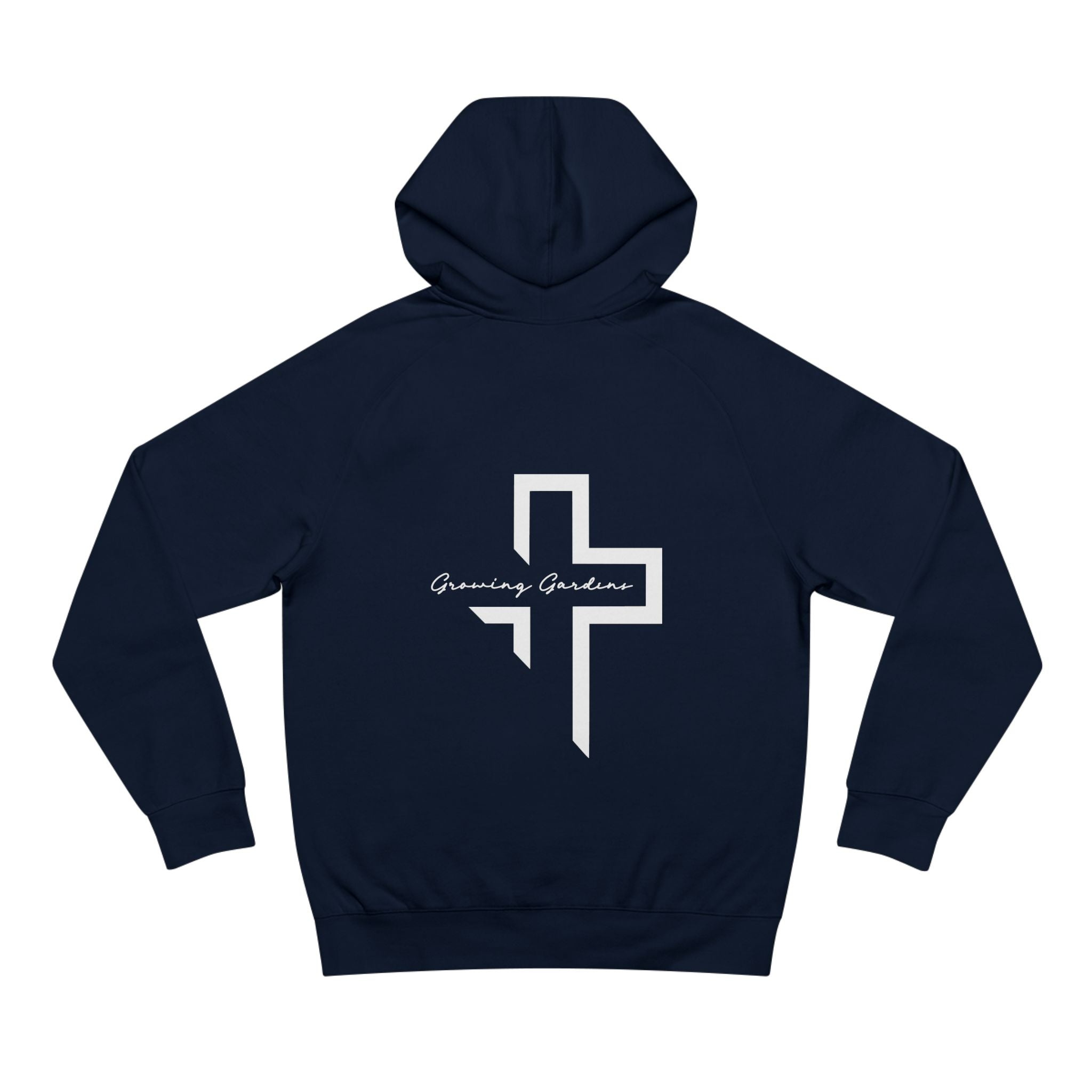 GG Script with Cross Hoodie - Navy