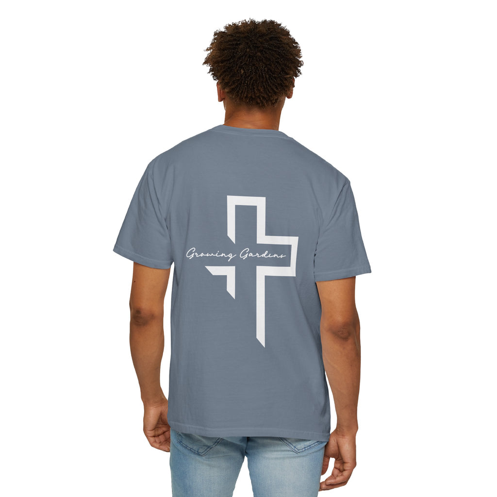 Quarter Chest GG Cross Tee - Blue Jean