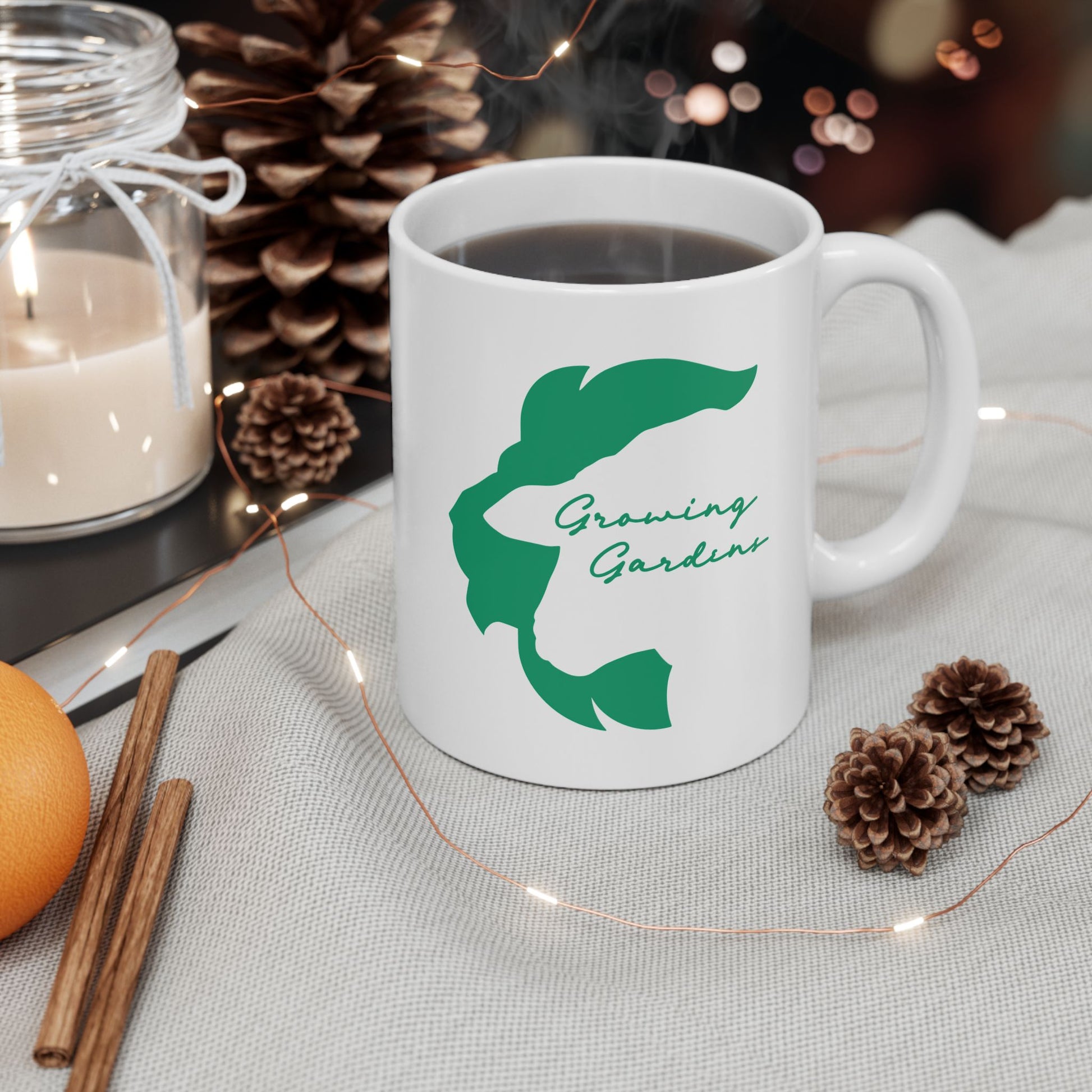 LL Design Ceramic Mug - Teal