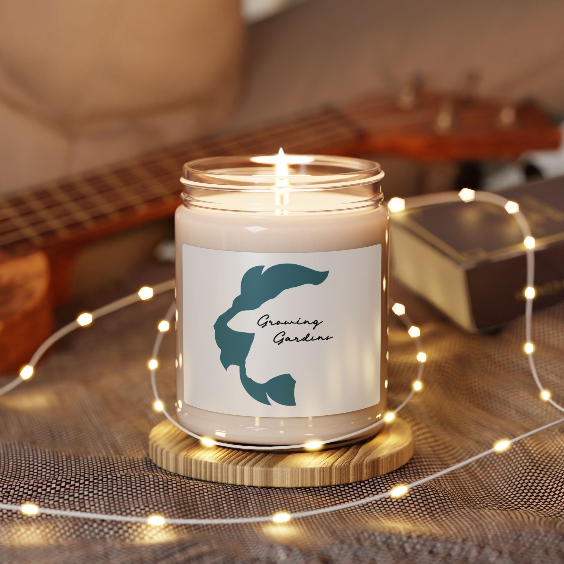 Fresh Garden Scented Soy Candle | Eco-Friendly Home Decor, Gift for Her, Relaxation Gift, Aromatherapy Candle, Gardening Gift