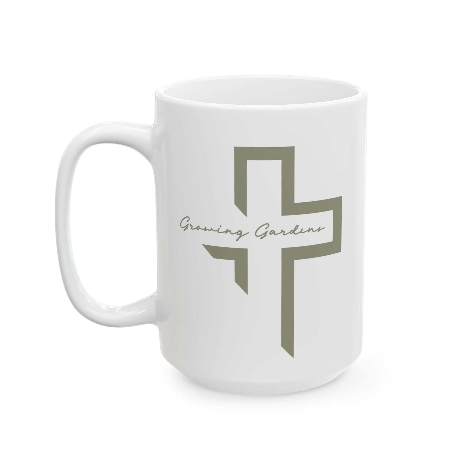 GG Cross Ceramic Mug - Bronze (11oz & 15oz)