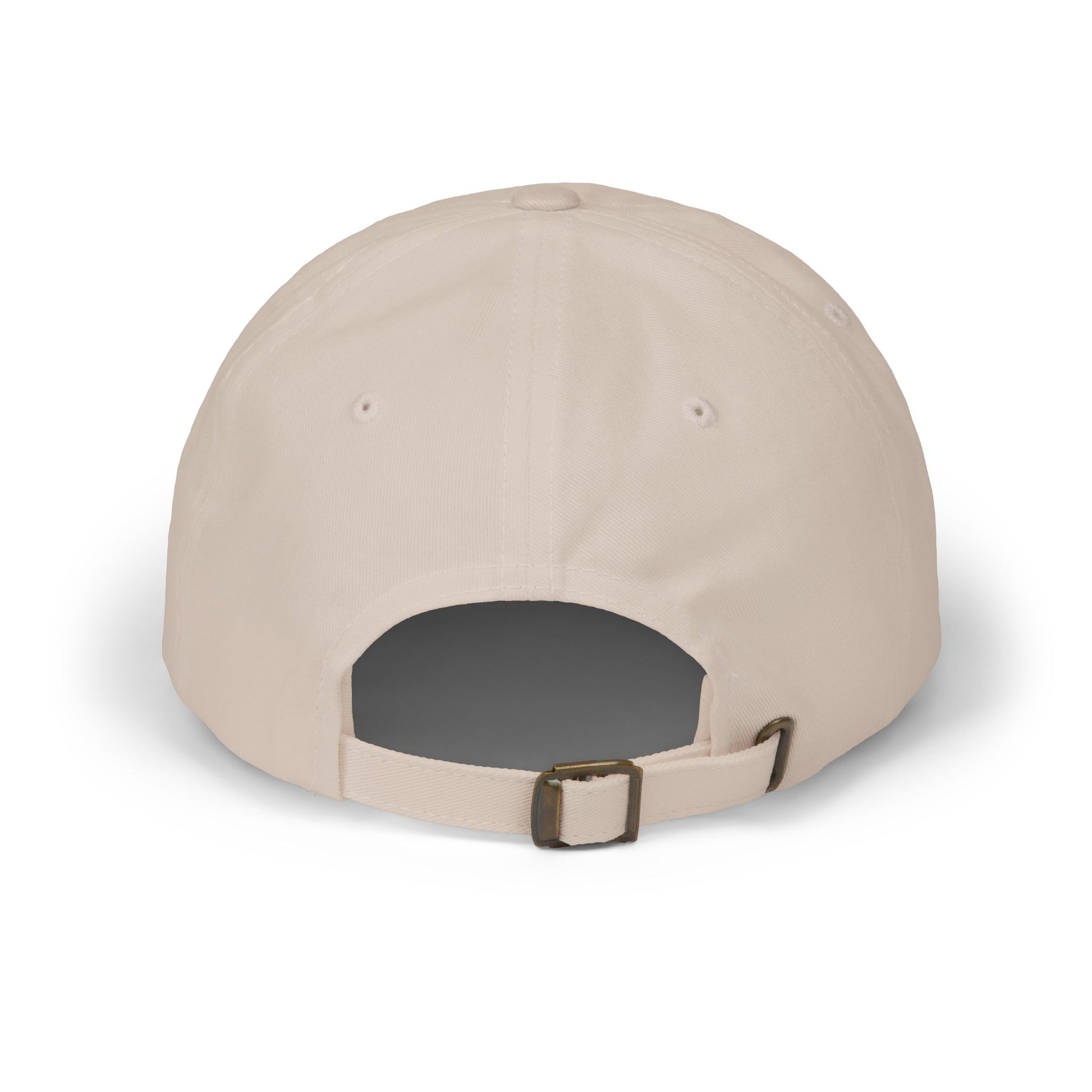 GG Script Classic Dad Cap - White on Stone