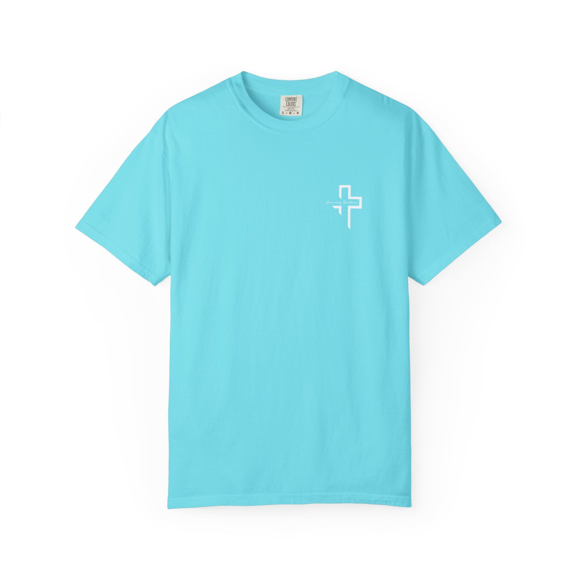 Quarter Chest GG Cross Tee - Lagoon Blue
