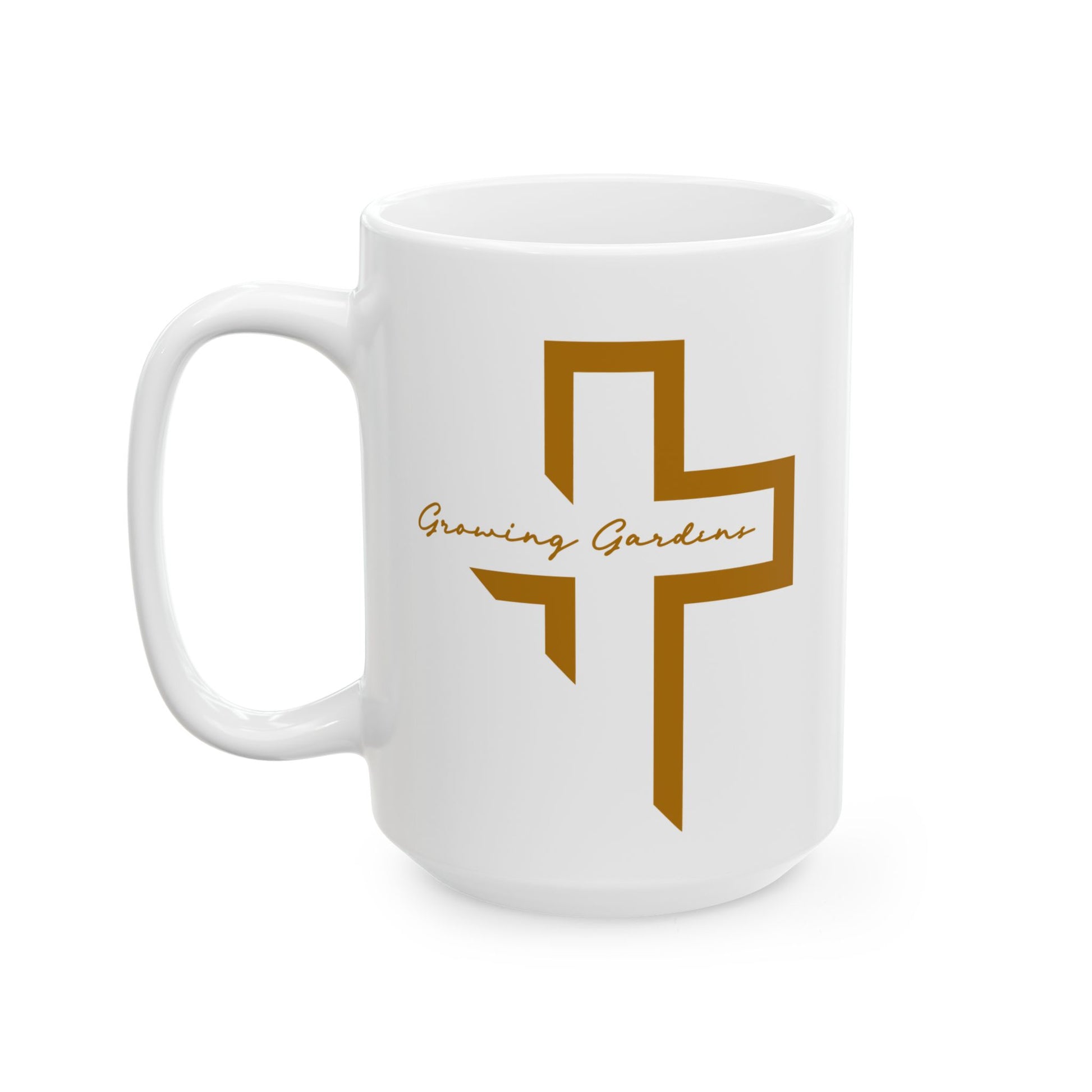 GG Cross Ceramic Mug - Burnt Orange