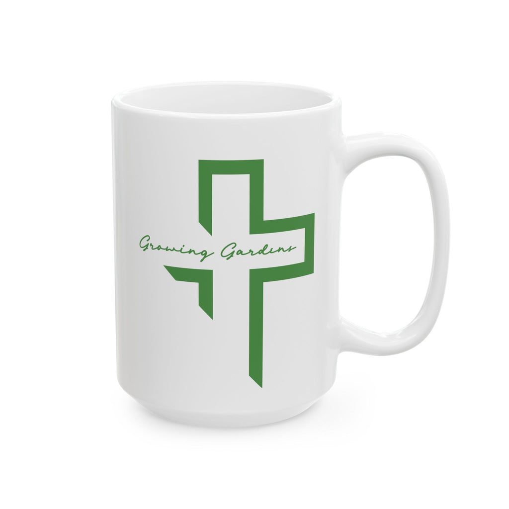 GG Cross Ceramic Mug - Warm Green